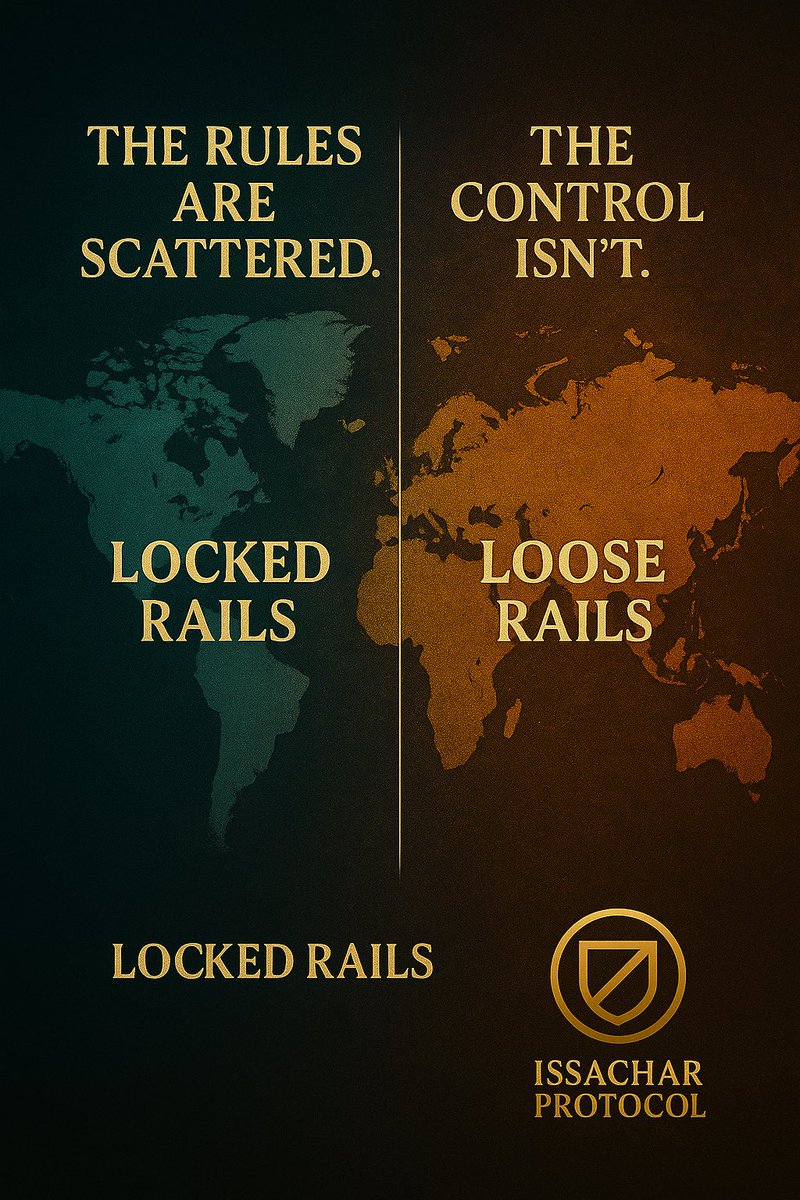 IssacharProtoc's tweet image. The rules are scattered.
The control isn’t.

Tight countries gate your money.
Loose ones rewrite the system.

Don’t follow the hype—
follow the power.
#IssacharProtocol