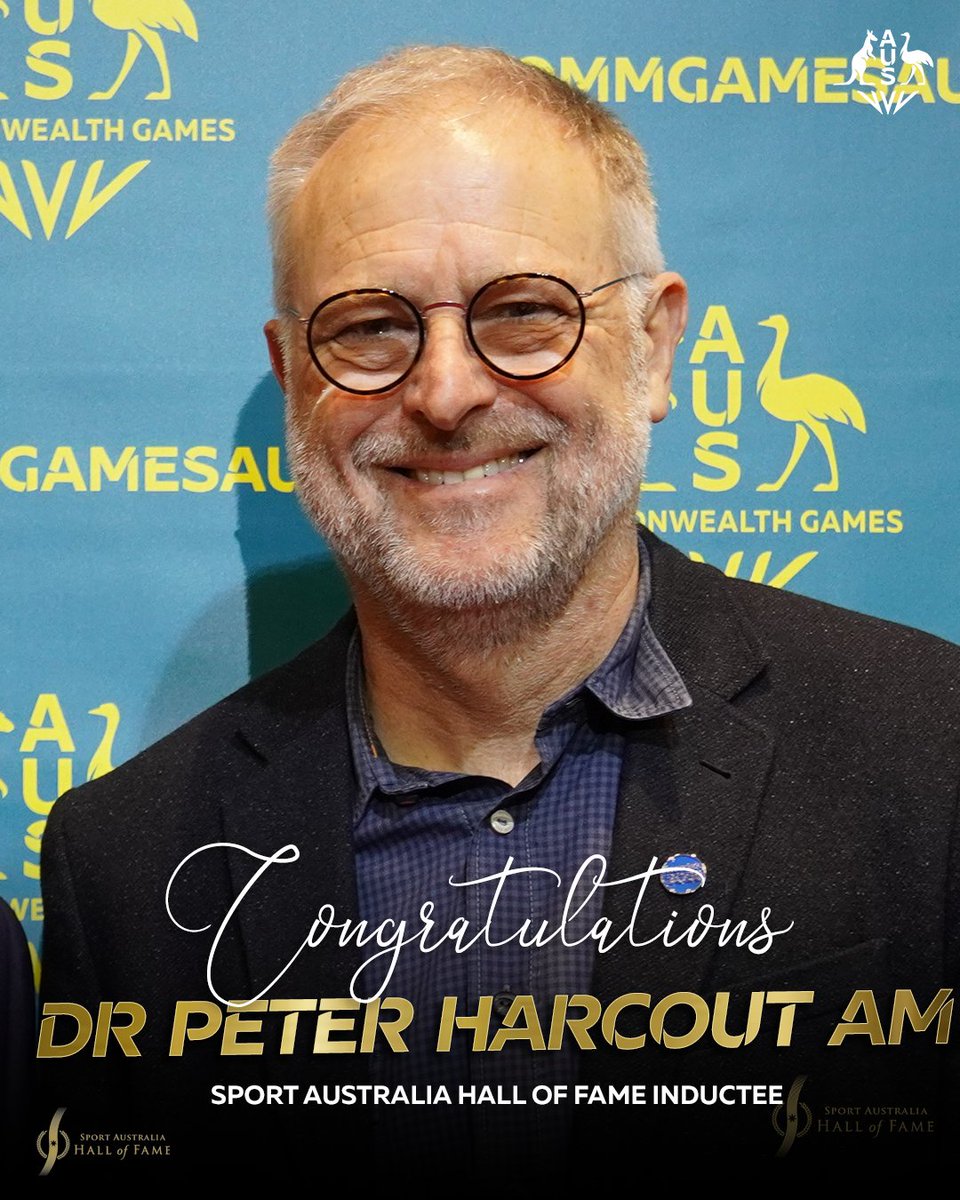 CommGamesAUS's tweet image. 🤩 Congratulations to Laura Geitz and Dr Peter Harcourt AM, presented yesterday with their @sportaushof pins and plaques, commemorating their Hall of Fame induction! #CommGamesAus