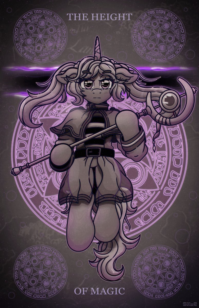 Frieren Pony ⚪️✨

I like how she turned out :)
#mlp #pony #frieren