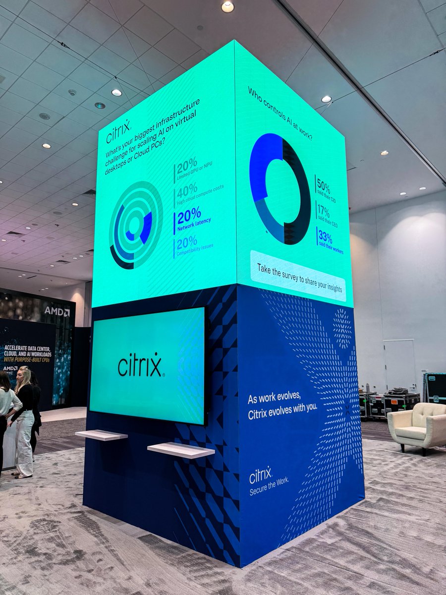 citrix's tweet photo. It's #MSIgnite time! 

We'll be here all week at Booth #4013. (You can't miss us. 🤭) Stop by for some ☕️, chat with our experts, take our #AI survey, and get a first-hand look at the latest ways we're helping #SecuretheWork.

See you soon! https://t.co/08Z1u3Jaby https://t.co/16IJ9bKQ7P