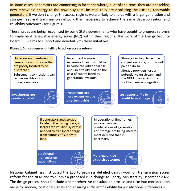 Last night I stayed up late to write a mega-thread on the terrible mess that is NSW transmission planning.  

But I forgot to add the chapter that turns farce into tragedy.

All was foretold. 
By the Energy Security Board.  But they were ignored. 1/