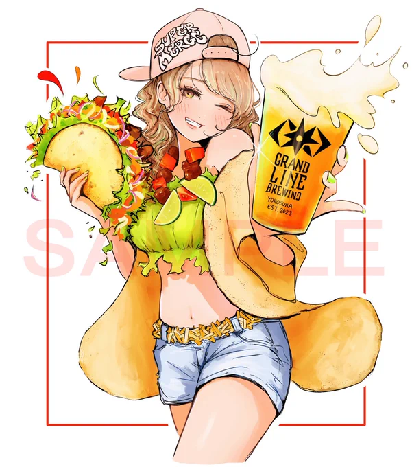 GRANDLINE BREWING 様とのコラボラベルビールのオンライン販売が本日よりスタートです サイン入りステッカー付きの数量限定セットもぜひよろしくお願いします!!