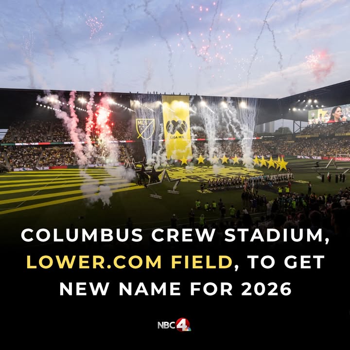 nbc4i's tweet image. Lower. com Field, the home of the Crew, will have a new name for the start of the 2026 MLS season. nbc4i.co/44fIMWd?utm_me…