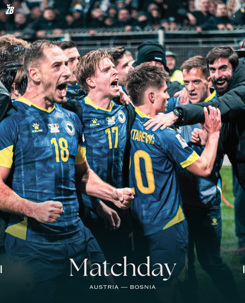 MATCHDAY AGAINST AUSTRIA! 🇧🇦