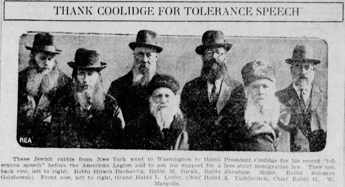 1925JewishNews's tweet image. 100 years