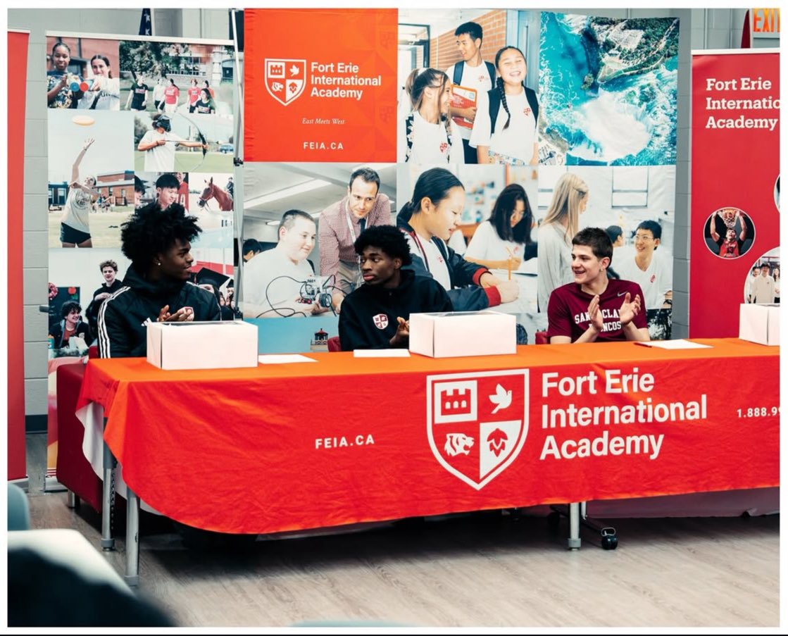 Feia Signing Day🦅

A massive congrats to our guys on earning their Division 1 dreams 🎓 and thank you to all the families who trusted our program 🏰

Promis N’landu ( <a href="/Promis_N/">Promis N’landu</a> ) — George Washington University ( <a href="/GW_MBB/">GW Men's Basketball</a> )
Anthony Ponga ( <a href="/ponngaa/">Anthony Ponga</a> ) — Cal State Fullerton (
