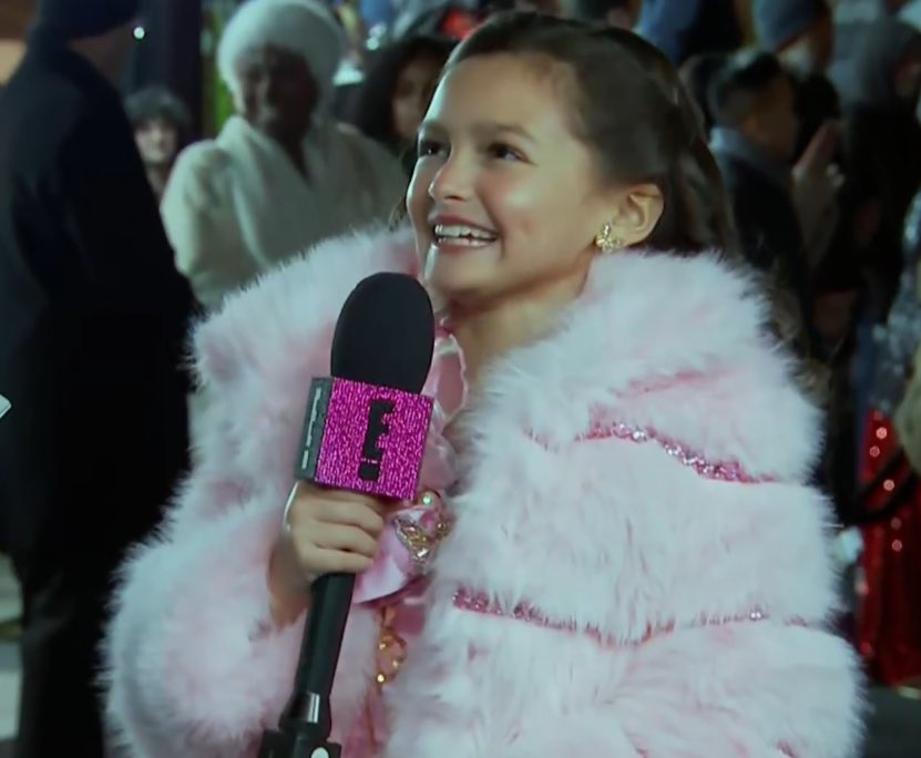 Scarlett Spears (Young Galinda) at the New York premiere of 'WICKED: For Good'