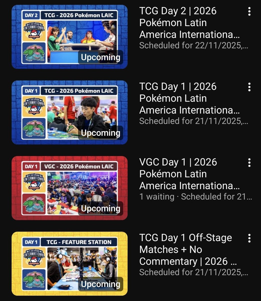 😍 BIG change for the LAIC stream,  there will seemingly be a second stream (without commentary) for the TCG!

#PlayPokemon #PokemonTCG