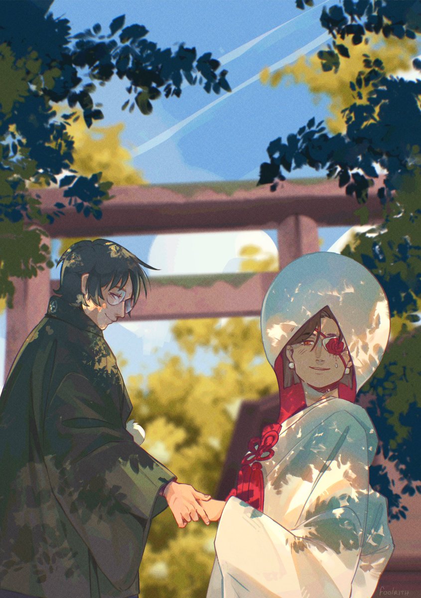 fool_rith's tweet image. Day 2 : Zenin Clanhead Maki
And i wanted to draw them getting married !!

#nbmkweek2025
