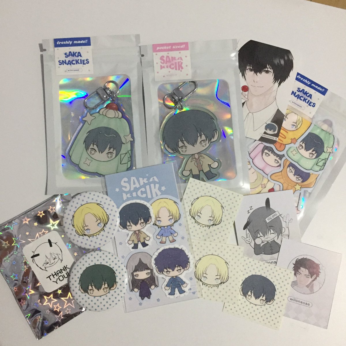 nagumo matcha pudding is the cutest thing ever happened ✊🏻 stickernyaaa manis dan gemes bangett kak 🥺 thank u sooo much kak wilo (<a href="/wilonasae/">wilo</a>)!!! titip request next gaku odeng kak 😆