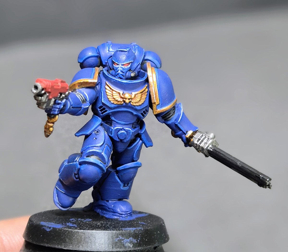 KaosKitbash's tweet image. Wip de un Ultramarine estilo Box Art!
 Quiero hacer un reset en mi pintura y empezar por lo básico.

#WarhammerCommunity40k
#Eavymetalstyle
#BoxArt
#Ultramarines
#warhammerpainting