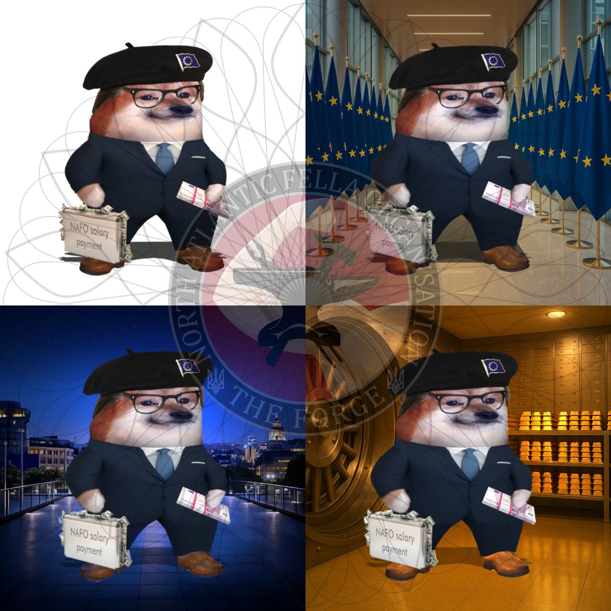 Dr__Table's tweet image. #FellaDelivery ⚒️ for an email request 📧.
Welcome to the pack💛💙! 

&quot;Do what you love and the money will follow.&quot; - Marsha Sinetar 

#NewBornFella
@official_nafo