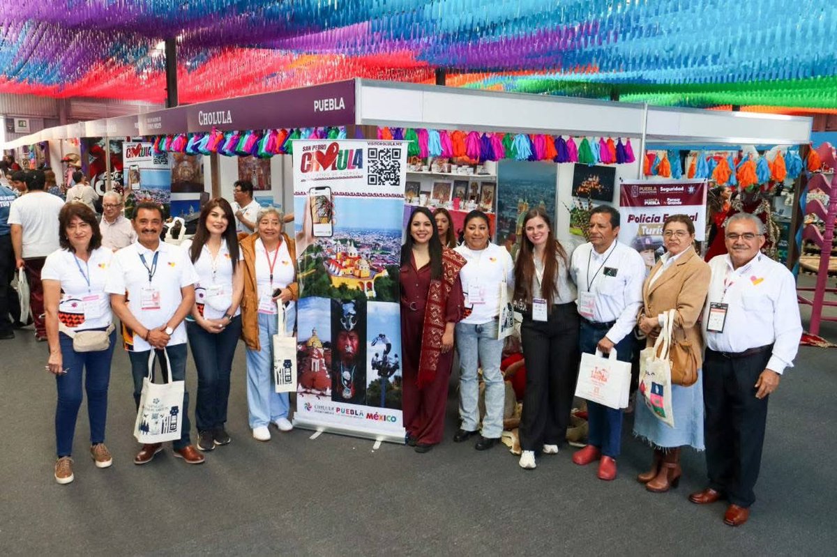 San Pedro Cholula, presente en el Tianguis Turístico de Hidalgo.

La presidenta municipal promocionó al municipio en materia turística y cultural.