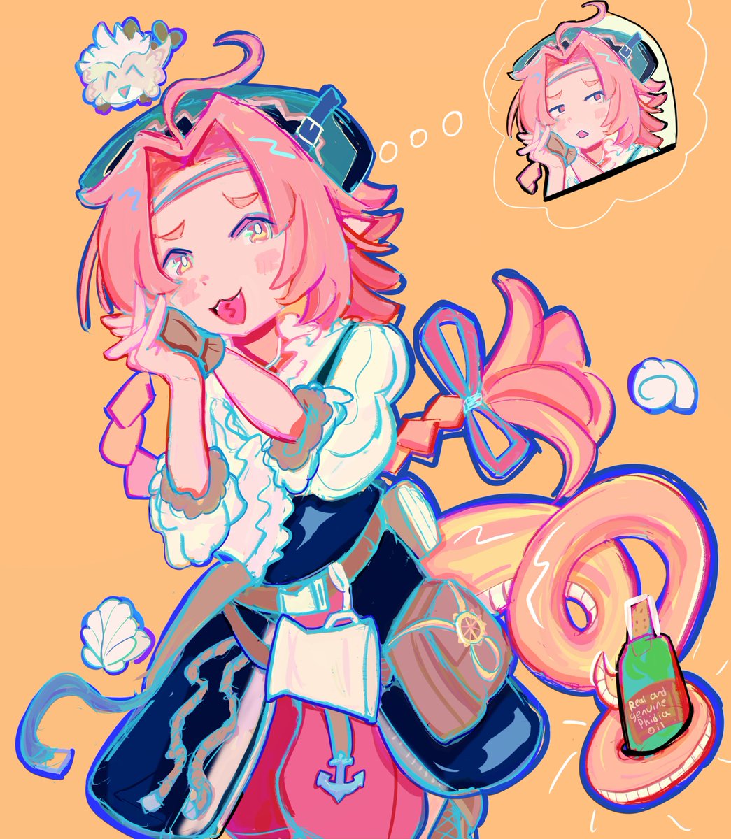 Here's Pascuala selling you some real and genuine phidia oil (TRUE)  
#arknights #明日方舟 #アークナイツ