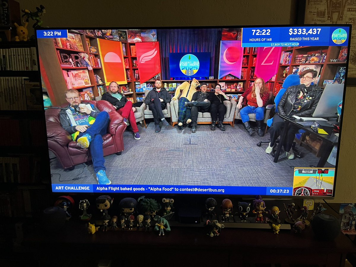 A bit late, but I’m getting to watch some <a href="/DesertBus/">Desert Bus for Hope</a>! #DB2025