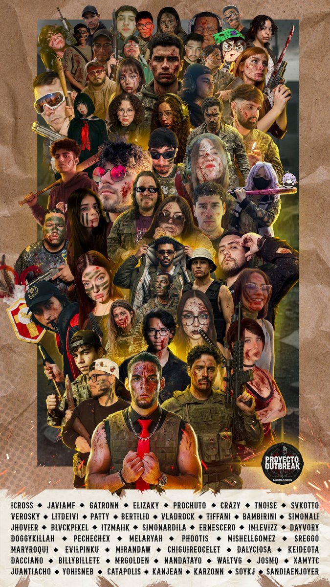 En un mundo donde el caos dominara.

Nadie es amigo de nadie. Dependerá

¿Moriras, o te alzaras victorioso en este nuevo proyecto? 

Proyecto Outbreak el 5 de diciembre solo en Cinex