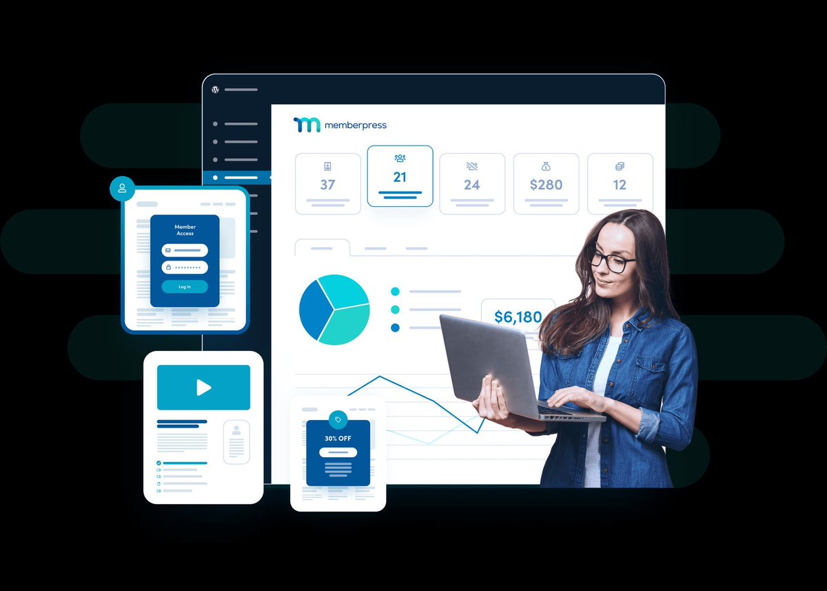 softwarefolder's tweet image. Hmmm, I wonder what’s happening with MemberPress? buff.ly/pZz17Kd  Done For You #wordpress Membership Site.