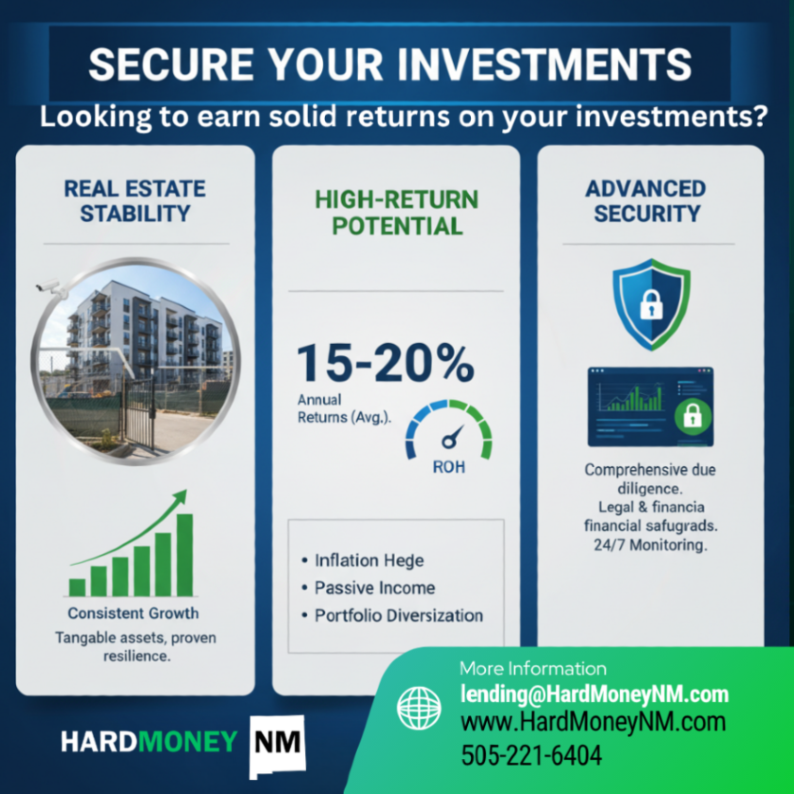 PiruGroup's tweet photo. Join the savvy investors choosing secure real estate-backed opportunities in hard money lending.
Let's grow your wealth together!
💵505.221.6404
💰https://t.co/VmLk9RD7xJ
💵Lending@HardMoneyNM.com

#InvestSmart #HardMoney #RealEstateInvesting https://t.co/0b9wjClfdj