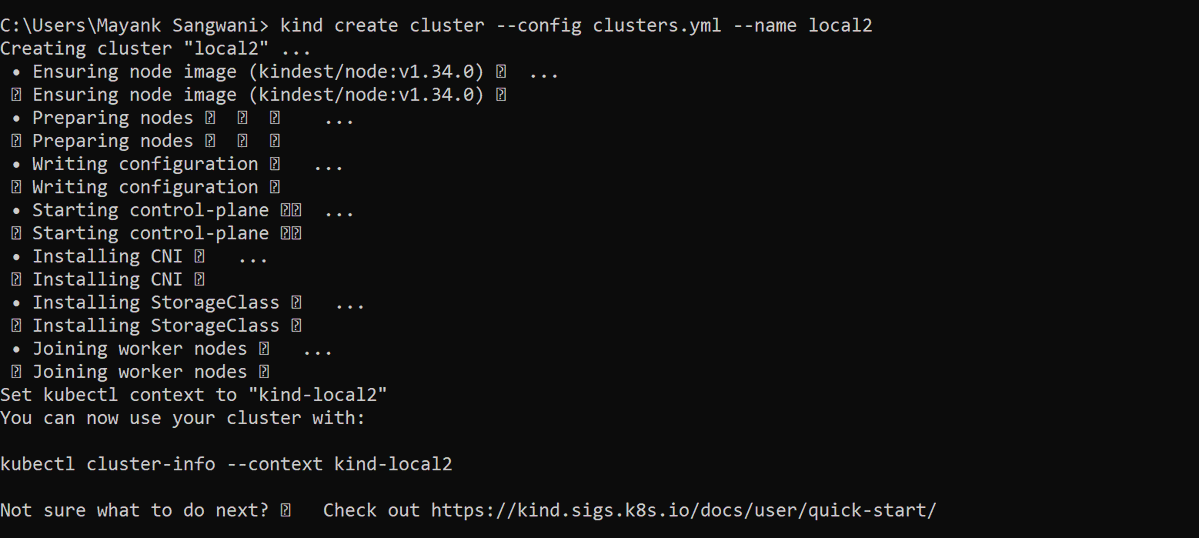 MayankSang253's tweet image. 🚀Day 13 | Java Full Stack Development Journey
(Delayed post due to some issues)
- Started Kubernetes(K8s)
- Learned Nodes, Pods, Containers, Ctrl Plane  
- Created local cluster w/ kind,minikube  
- Deployed 1st Pod w/ custom Docker img  
#Java #DevOps #Kubernetes #100DaysOfCod