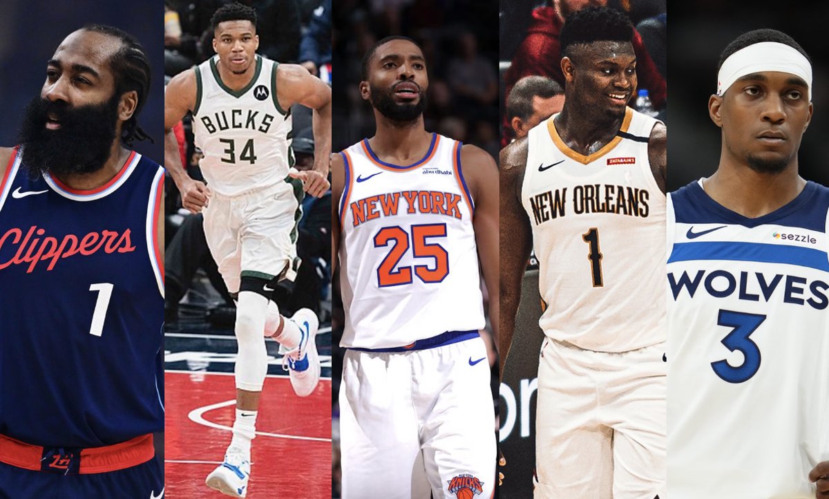 NBA Slip 11/17🔒

🚨$50 to someone who LIKES and REPOSTS if we sweep🚨

James Harden O34.5 Pts + Ast
Giannis Antetokounmpo O49.5 PRA
Mikal Bridges U29.5 PRA 
Zion Williamson O17.5 Points 
Jaden McDaniels O20.5 PRA

Lets Have a DAY🔥