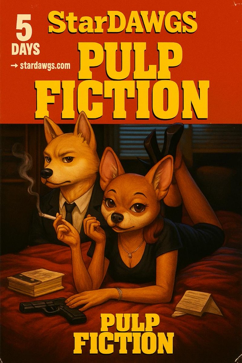 CRYPTOHOMIES_'s tweet image. 5 days to go and the Dawgs are living legends in motion.
They built their name on the block, now they’re owning Hollywood.
@StarDawgs are turning hustle into heritage.

🐾 Join the pack before the credits roll → stardawgs.com

@darcydonovan @incomeisland
#StarDawgs…