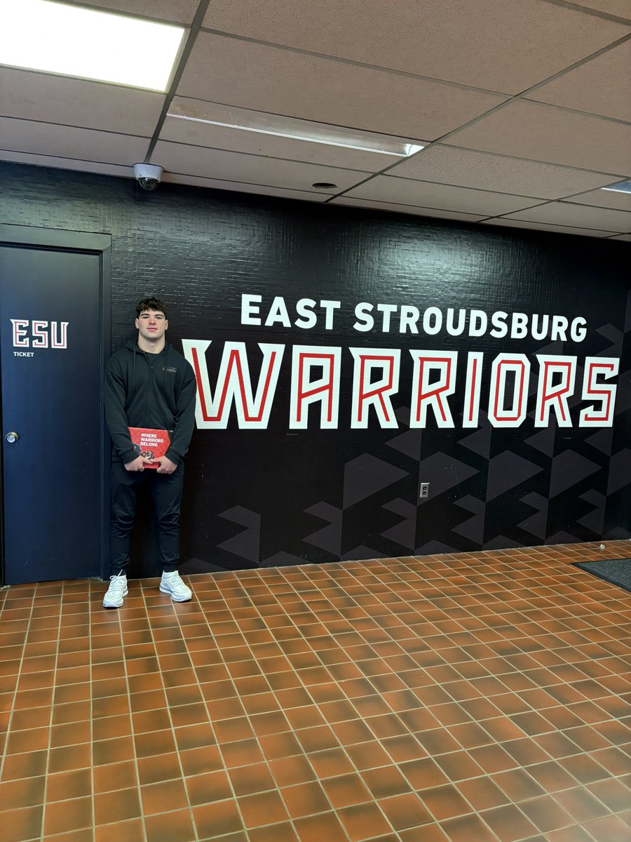 Thank you for the visit <a href="/JustinGermani/">Justin Germani</a> . It was a great experience!
<a href="/PAcoachP/">Joe Pizano</a> <a href="/ESUWarriors/">ESU Warriors</a> #ESU