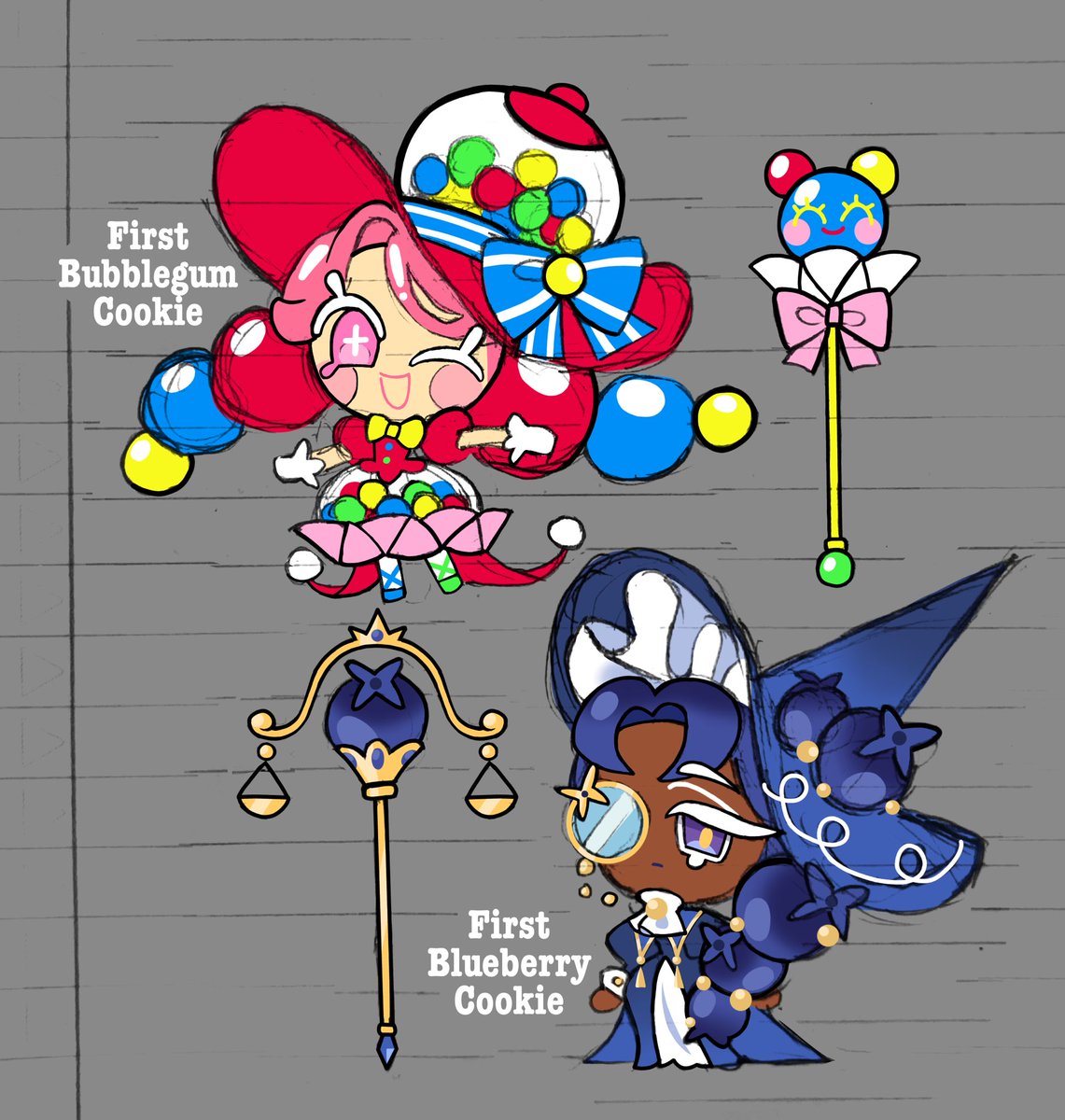 More First Cookie designs

#CookieRunWitchsCastle #cookierun #cookierunoc #oc