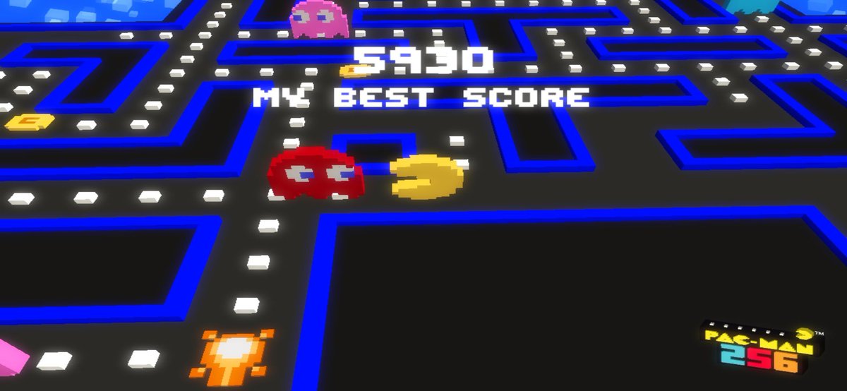 GiggleGobbleDoo's tweet photo. 5930! My new best score on #PACMAN256 https://t.co/0BGKzTtlJW https://t.co/1FLV0MPG7o
