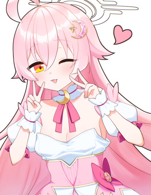 「先生～、似合う～?」 