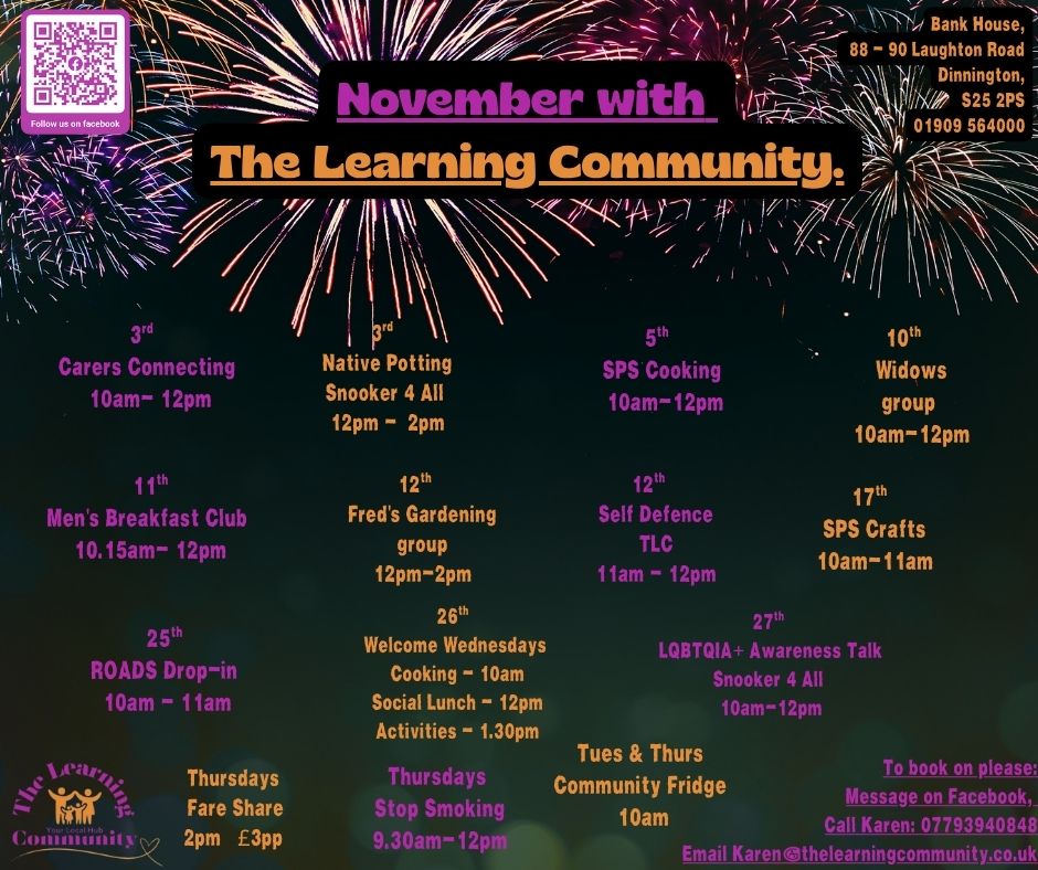 Stag_RosePPG's tweet image. #November with @TheLearningCom4 

Community Fridge OPEN 10am

#communityfridge #communityhub #socialprescribing