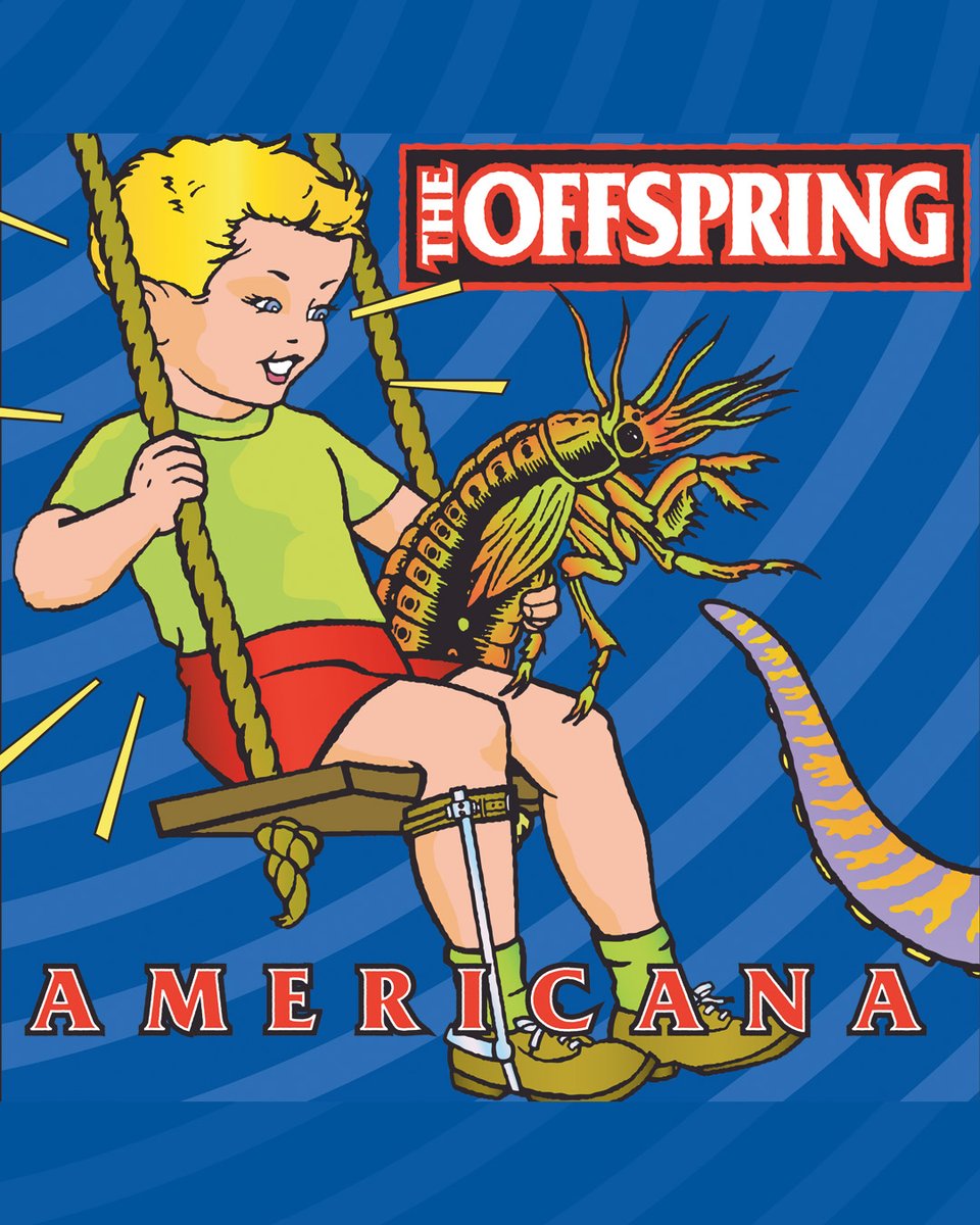 offspring's tweet image. WELCOME TO AMERICANA 

Released on this day in 1998.