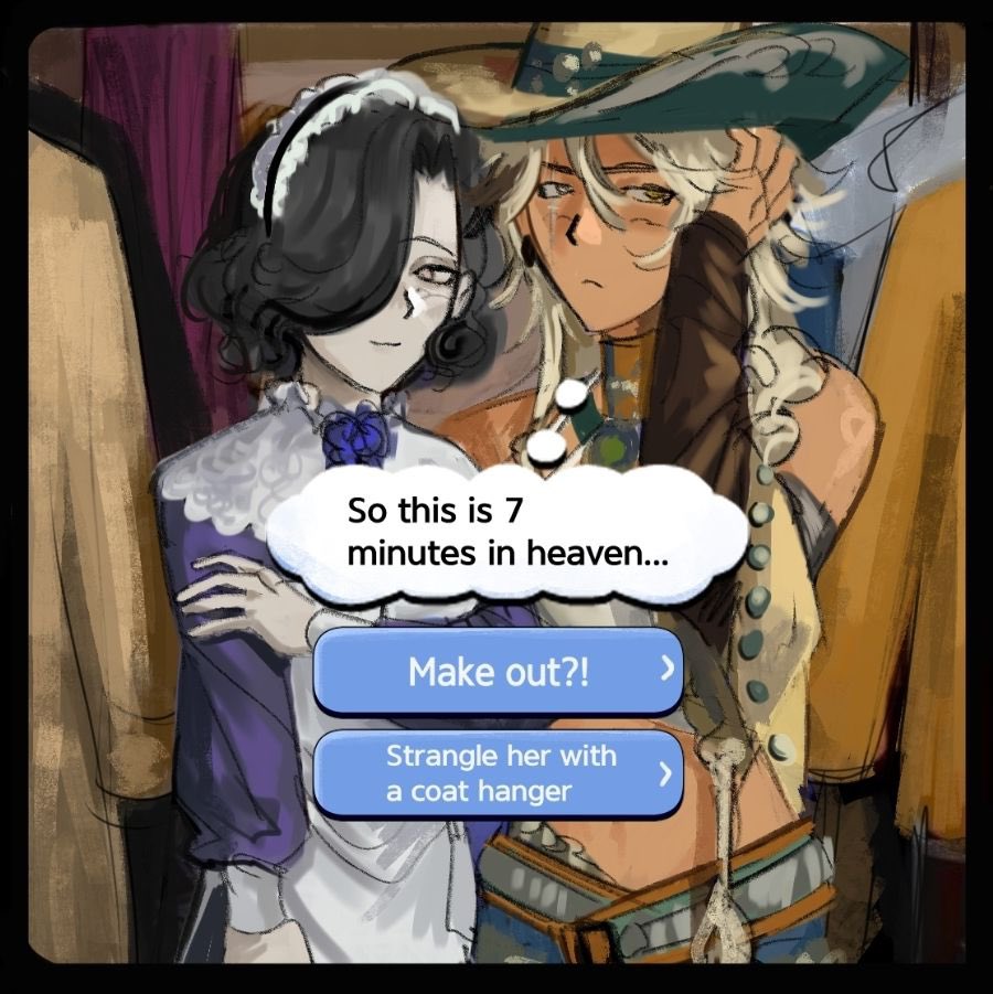 FreakyDuck9000's tweet image. Silly images thank you #reverse1999 #MedicinePocket #enigma #Ulrich #mercuria #matilda #argus #tuesday