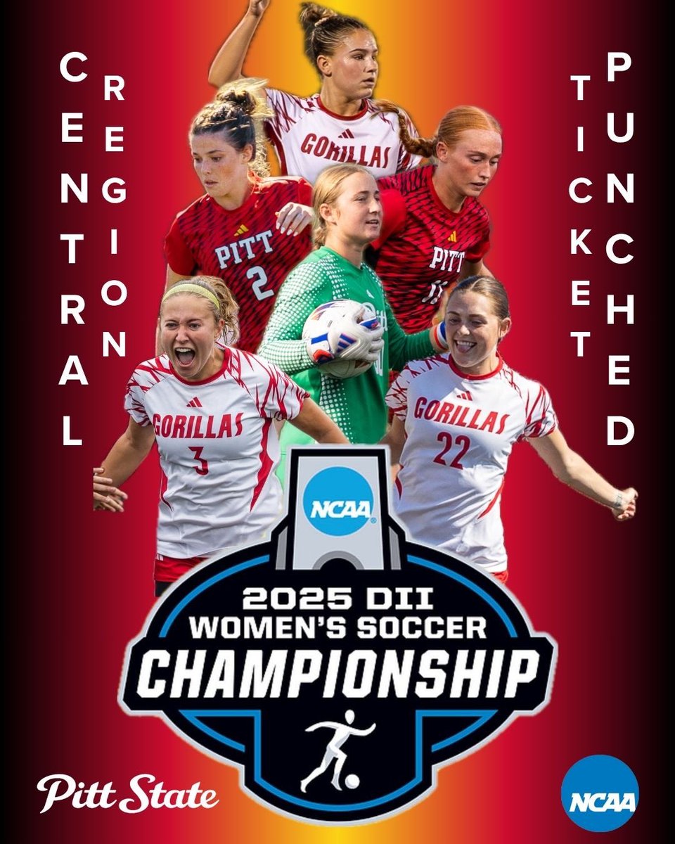 We punch our ticket to the NCAA Central Region tournament! We are the #6 seed vs #3 St. Cloud! 🦍⚽️
