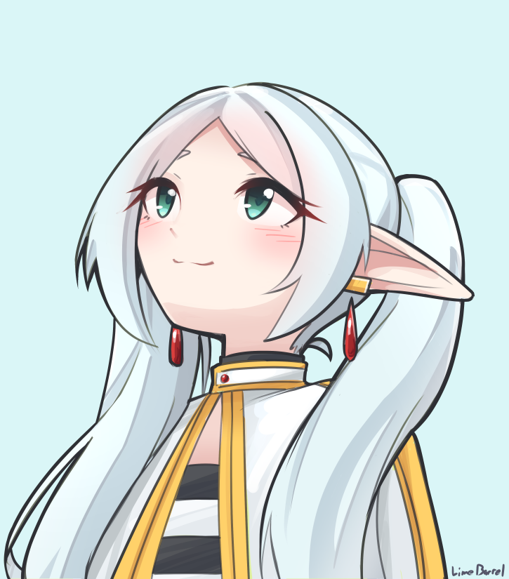 RaimuBarrel's tweet photo. The funny Frieren stare
(This was pretty hard) https://t.co/YUdbObrblt