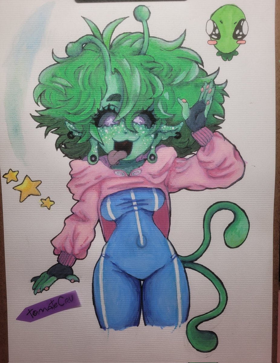 Tomatecru81's tweet photo. Alien bla bla bla bleh https://t.co/muKpNcOMo3
