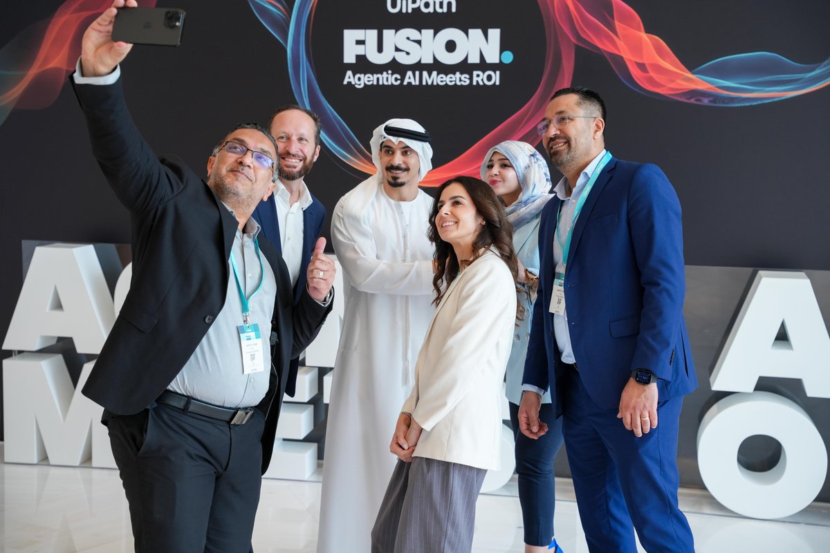 robots4testing's tweet image. #UiPathFUSION Dubai brought #AI agents, automation magic, and some of the UAE’s boldest innovators under one roof. Dubai Police, Etihad, RAKBANK &amp;amp; more are officially entering their agentic era - spr.ly/6011756rX.