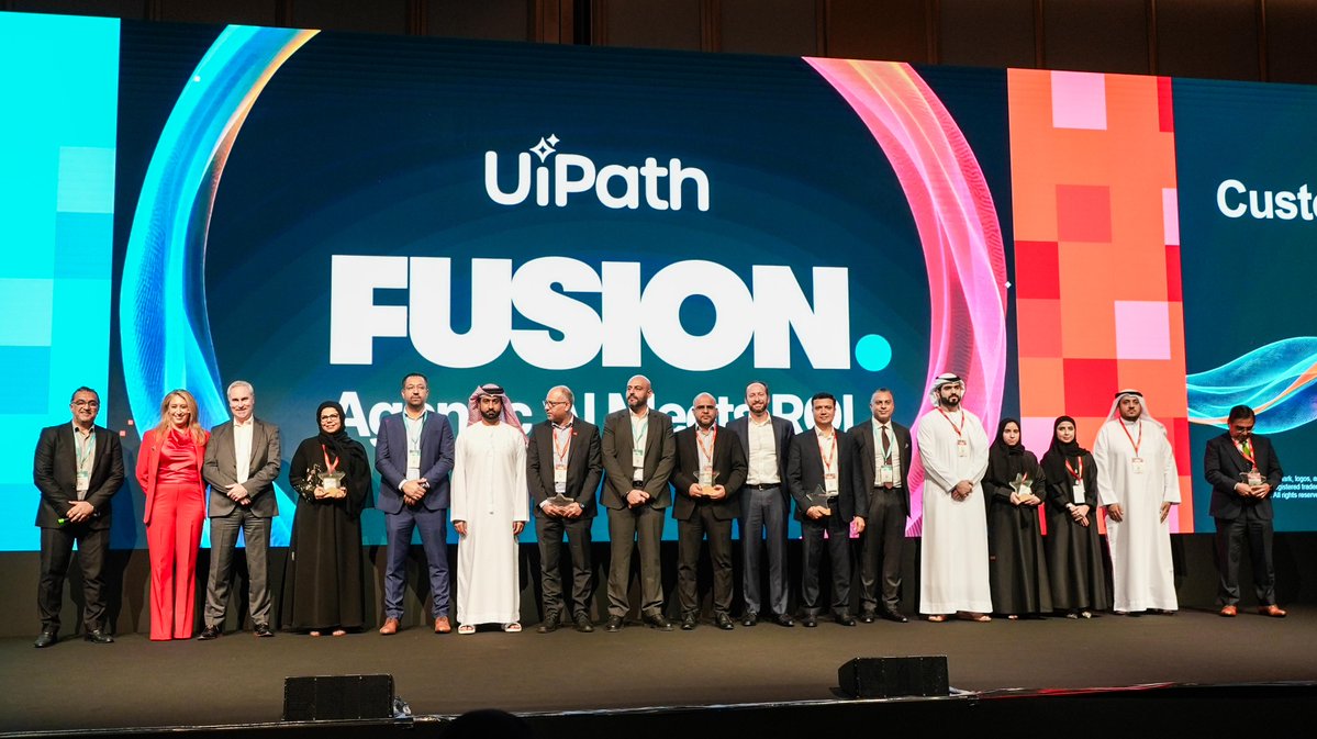 robots4testing's tweet image. #UiPathFUSION Dubai brought #AI agents, automation magic, and some of the UAE’s boldest innovators under one roof. Dubai Police, Etihad, RAKBANK &amp;amp; more are officially entering their agentic era - spr.ly/6011756rX.