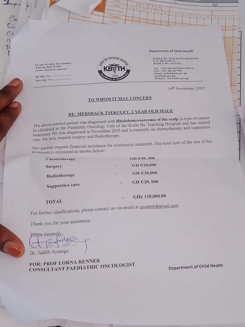 bonesmantv's tweet image. A New bill of GHc110,000 has now been given to us to be paid as soon as possible for his main Surgery to commence. 
Doctors have already done one successful surgery on his private part side and it’s now left with the Main one in his Face. 
This is the time to help Save little…