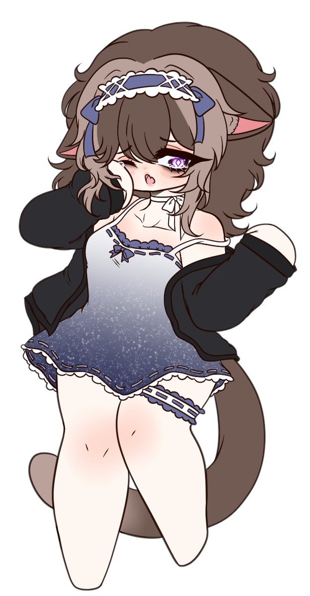 Tinyyellow123's tweet photo. @MouseyBunHaru Here's my cat girl ^v^ https://t.co/7o6o5NrKH5