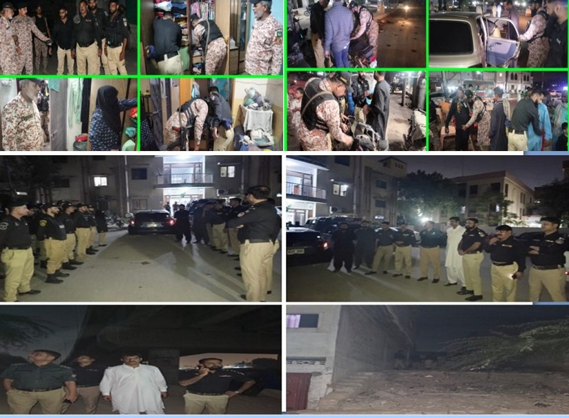 KarachiPolice_'s tweet image. ڈسٹرکٹ سینٹرل میں پولیس و رینجرز کے مشترکہ سرچ و کمبنگ آپریشنز جاری۔ لیاقت آباد اور ناظم آباد میں گھر گھر تلاشی، مشکوک افراد و مقامات کی جانچ۔ عوام کے تحفظ کے لیے اقدامات جاری۔
#PoliceOperation #Karachi #SecurityUpdate #CombingSearch #LawEnforcement