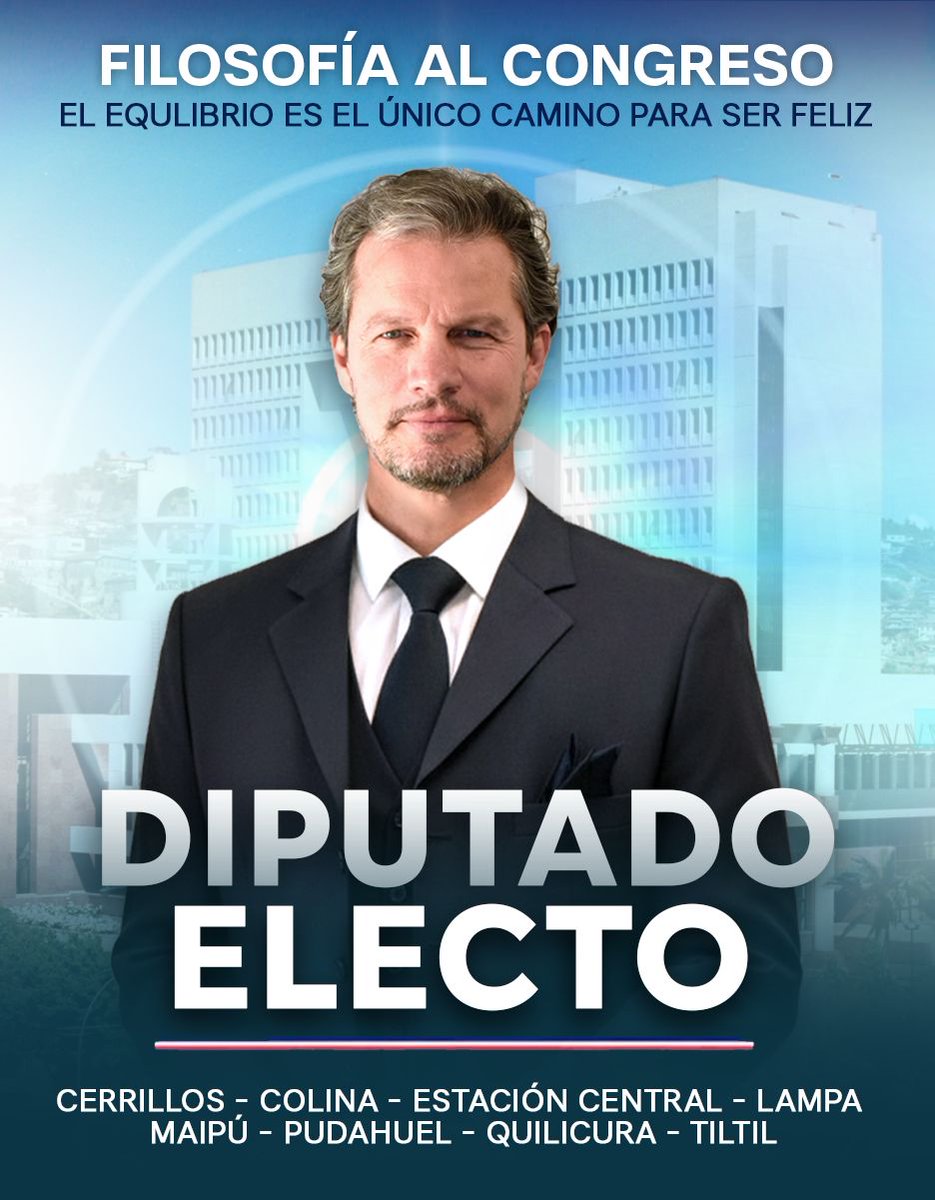 CCRadovic2012's tweet image. 🇨🇱 GRACIAS A TODOS LOS QUE NOS APOYARON Y VOTARON POR UNO 🙂⚖️ El equilibrio es el único camino para ser feliz 💛 #CristianContrerasRadovic Candidato a diputado por #distrito8 ✅️ #DrFile #estacióncentral #maipu #lampa #quilicura #tiltil #cerrillos #pudahuel #colina #equilibrio