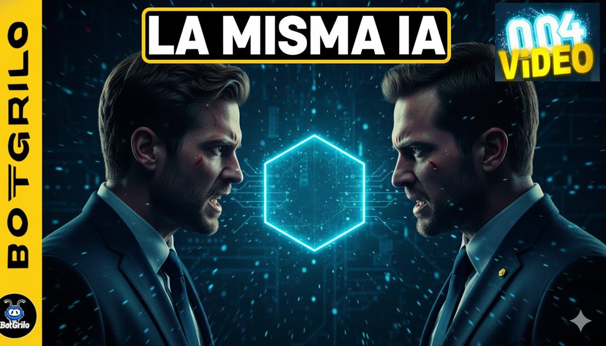 Dos hermanos   |  Una misma IA   Un plan de venganza que salió TERRIBLEMENTE mal.  "LA MISMA IA" se estrena MAÑANA.  Pregunta: ¿Alguna vez has dejado de hablar con alguien de tu familia por orgullo? youtube.com/watch?v=NL2DN... #BOTGRILO #LaMismaIA #InteligenciaArtificial  #Estreno