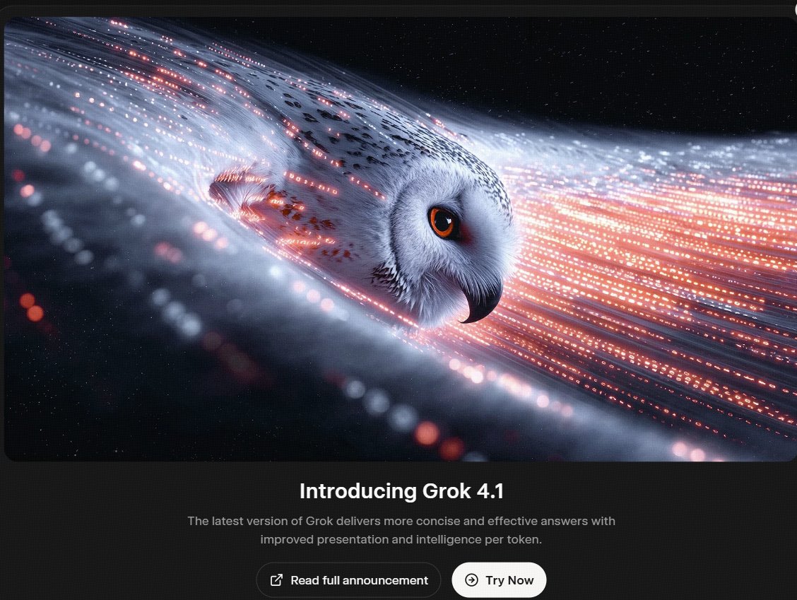 Gork 4.1 他来了...
第二轮的模型竞赛悄无声息的进行着...