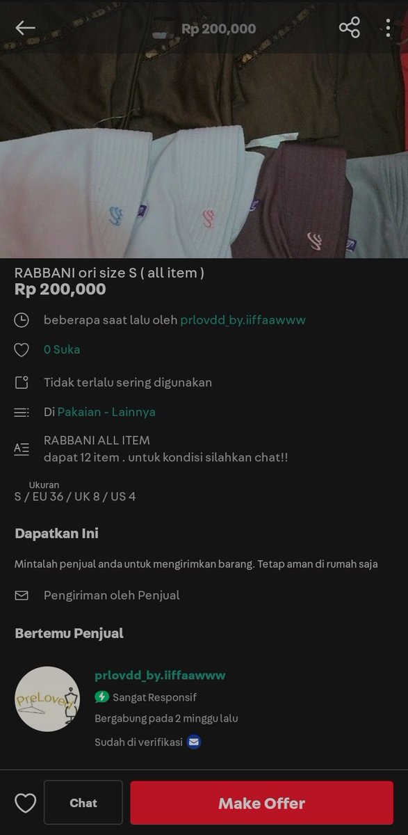 zeesukamatchaaa's tweet photo. Hati-hati!!! Modus penipuan kalo kalian ngga mau kehilangan uang, bisa ditandain aja sellernya ini, barang semisal kerudung rabbani ini dijual murah sama dia, tapi kalian jangan mau beli diluar olshop(oren, toko ijo, dll) karena keamanan kurang juga kalo udah diluar situ https://t.co/Gkkc2wMBgp
