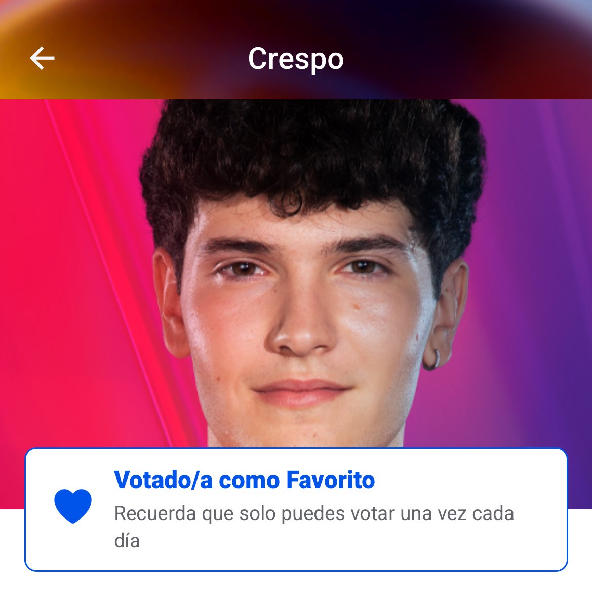 laadeainoha's tweet photo. JAMÁS me harán odiarte, desde el principio hasta el final, siempre contigo crespillo ⭐️#OTGala9 #OTDirecto18N https://t.co/MmjU8OVQXW