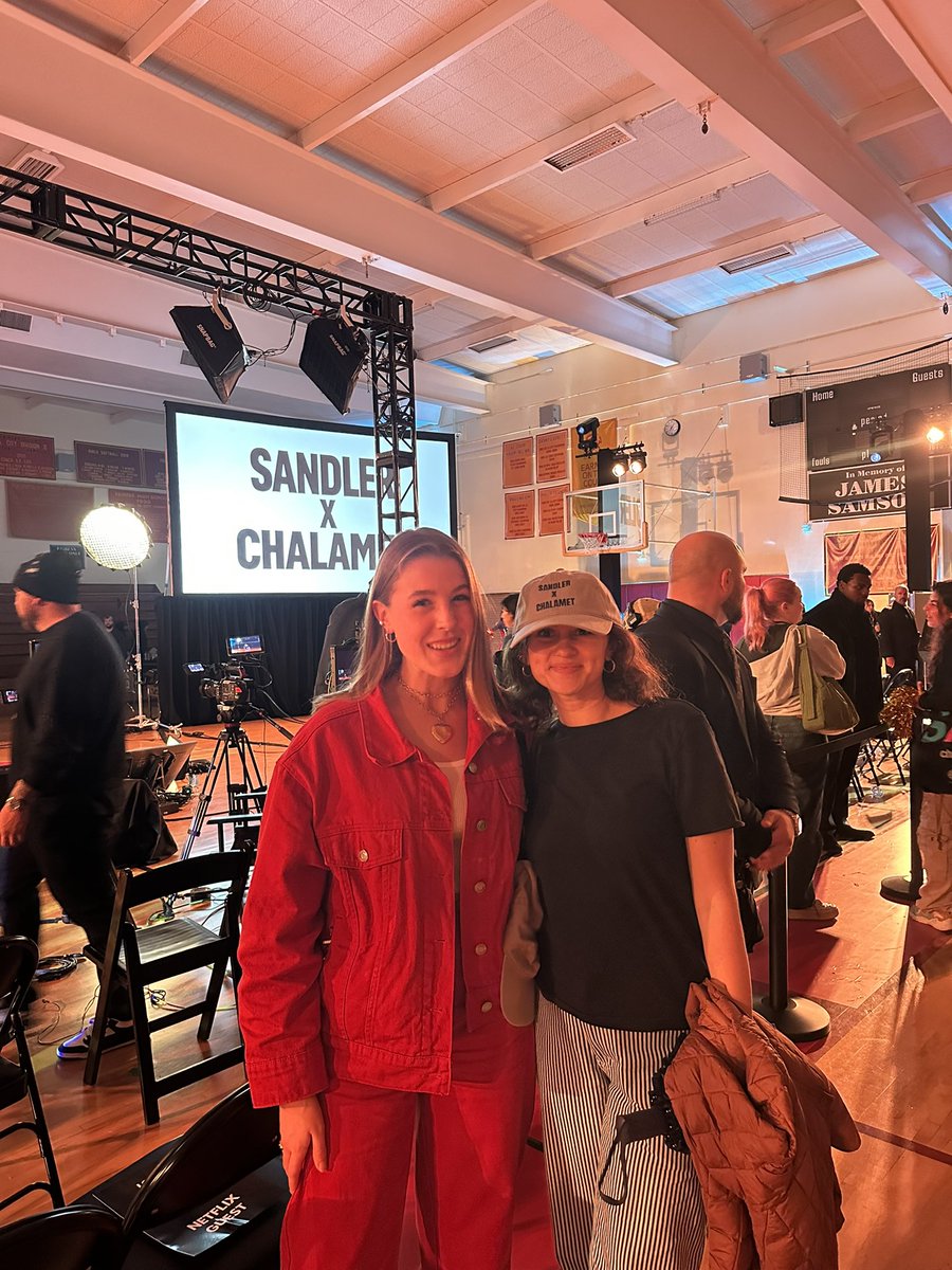 In a room with Kid Cudi, Adam Sandler, Jackie Sandler, and Timothée Chalamet, I was clocking Josh Safdie first.

I got that cinephile in me