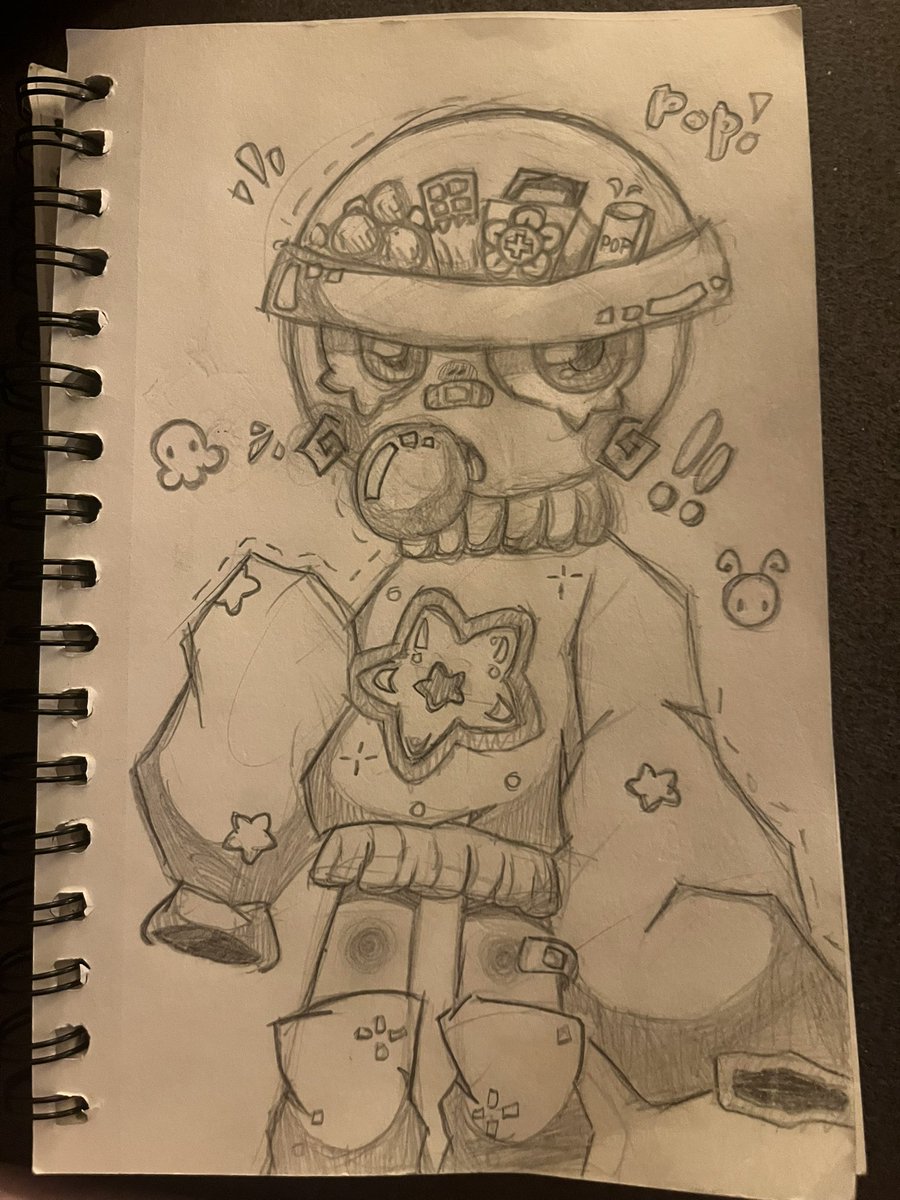 FountainCartoon's tweet image. Oh nothing…

She just popped this out at school today.