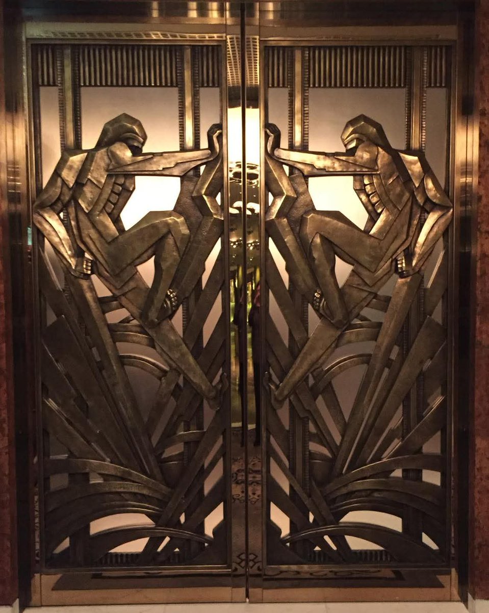 LeoDaVinciWave's tweet image. Art Deco Door at Battersea Power Station, London, 1935.