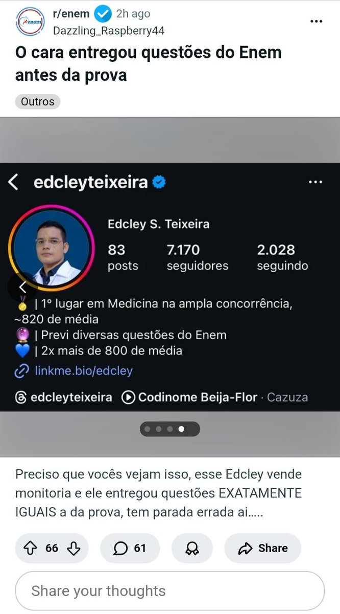 kaseiares_'s tweet image. Vocês viram isso aqui?

Fica meio difícil competir com quem recebe as questões (com resposta) dias antes da aplicação da prova