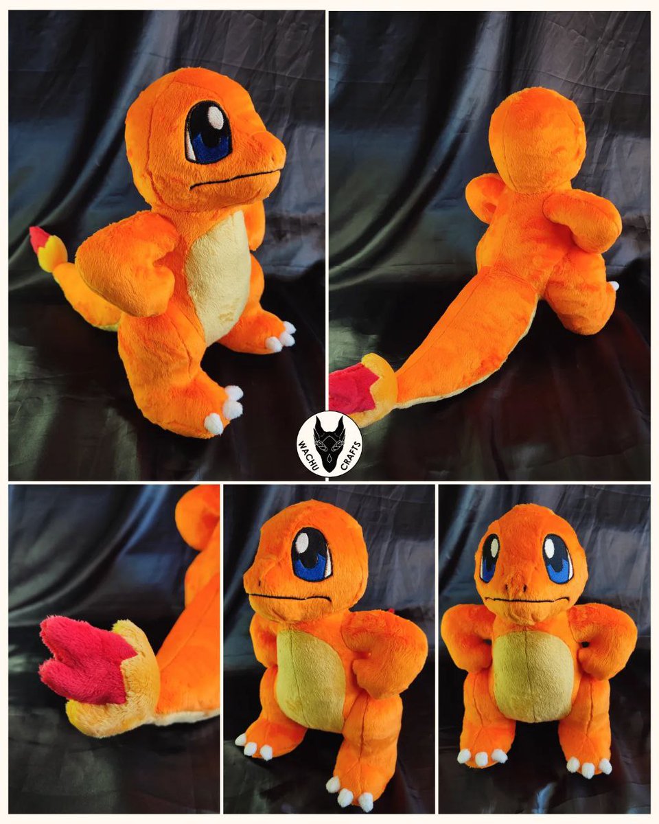 40cm Charmander
Requested on that specific pose.

#plush #pokemon